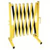 DESCRIPTION: (1) PORTABLE BARRICADEBRAND/MODEL: 22NY09AINFORMATION: YELLOW AND BLACKSIZE: 38" HIGH X 11 1/3' EXPANDED LENGTHRETAIL$: $335.46 EAQTY: 1