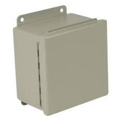 DESCRIPTION: (1) JIC BOX, CONTINUOUS HINGE BRAND/MODEL: WIEGMANN #B101006CH SIZE: 10" X 10" X 6" RETAIL$: $145.87 EA QTY: 1