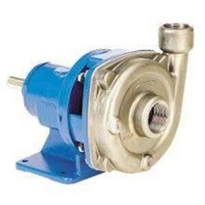 DESCRIPTION: (1) FRAME MOUNTED CENTRIFUGAL PUMPBRAND/MODEL: GOULDS #1SSFRMM0INFORMATION: 1/2 MIN. BASE HP @ 1750 RPM, 0.8 MAX. BASE HP @ 3500 RPM, 1" NPT DISCHARGE, 1-1/4" NPT SUCTION, 3-3/16" IMPELLER, STAINLESS STEEL BODYRETAIL$: $4139.80 EAQTY: 1