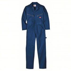 DESCRIPTION: (4) LONG SLEEVE COVERALLS BRAND/MODEL: DICKIES #39C296 INFORMATION: NAVY BLUE SIZE: 3 XL, 9 POCKETS RETAIL$: $52.99 EA QTY: 4