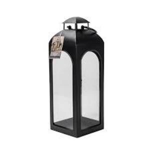 DESCRIPTION: (1) SMALL BLACK LANTERN BRAND/MODEL: BETTER HOMES AND GARDENS INFORMATION: BLACK, INDOOR USE SIZE: SMALL RETAIL$: $14.44 EA QTY: 1