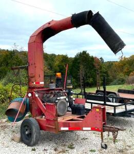 DESCRIPTION: TOW-BEHIND LEAF VACUUM MULCHER BRAND/MODEL: GIANT-VAC INFORMATION: 1451 HOURS, WISCONSIN ENGINE QTY: 1