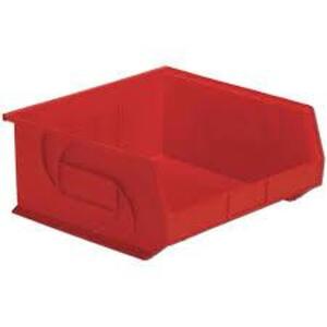 DESCRIPTION: (1) CASE OF (6) STACKABLE STORAGE CONTAINERS BRAND/MODEL: PB-1416-7 RED RETAIL$: $50.00 EA QTY: 1