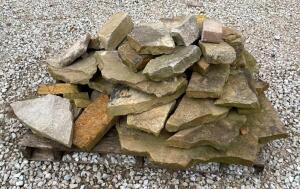 DESCRIPTION: PALLET OF LANDSCAPING STONES QTY: 1