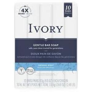 DESCRIPTION: (4) PACKS OF (4) BARS OF SOAP BRAND/MODEL: IVORY RETAIL$: $5.00 EA QTY: 4