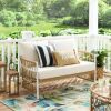 DESCRIPTION: (1) LILAH LOVESEAT BRAND/MODEL: BETTER HOMES AND GARDENS INFORMATION: WHITE RETAIL$: $277.00 EA QTY: 1