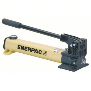 DESCRIPTION: (1) HYDRAULIC HAND PUMPBRAND/MODEL: ENERPAK/P142INFORMATION: 2 STAGE, SINGLE ACTING, 200 PSI MAX PRESSURE 1ST STAGE, 10,000 PSI MAX PRESSURE 2ND STAGERETAIL$: $737.47QTY: 1