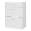 HAMPTON BAY Wood Freestanding Garage Cabinet in White (24 in. W x 36 in. H x 19 in. D)