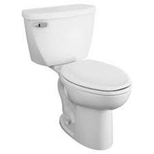 AMERICAN STANDARD Cadet Pressure-Assisted 2-Piece Elongated Toilet in White, Seat WILL BE Included