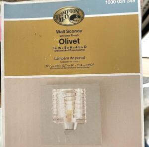 HAMPTON BAY OLIVET WALL SCONCE