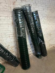 DESCRIPTION: 30M OF PVC COATED WIRE MESH QTY: 1