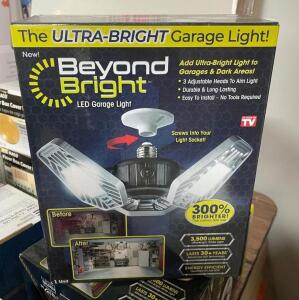 (2 PACK) BEYOND BRIGHT 3500 Lumens 11.5 in. Single Pole Occupancy LED Flush Mount Garage Light