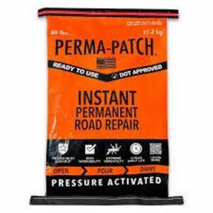 DESCRIPTION: (7) PERMANENT PAVEMENT REPAIR BRAND/MODEL: PERMA-PATCH #13R450 SIZE: 30 LB RETAIL$: $30.000 EA QTY: 7