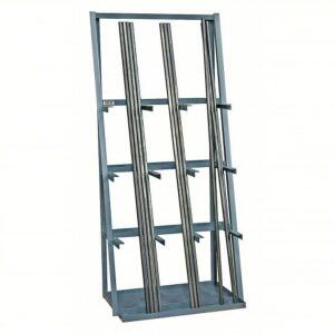 DESCRIPTION: (1) VERTICAL BAR RACK BRAND/MODEL: DURHAM #16D712 INFORMATION: 3 BAYS, VERTICAL, STAND ALONE SIZE: 39" X 24" X 84" RETAIL$: $570.49 EA QT