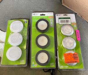 ASSORTED COMMERCIAL ELECTRIC PUCK LIGHTS AS SHOWN