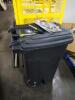 DESCRIPTION: (1) TRASH BIN BRAND/MODEL: TOTER INFORMATION: BLACK SIZE: 48 GAL RETAIL$: $155.00 EA QTY: 1 - 5