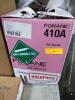 DESCRIPTION: (1) REFRIGERANT CYLINDER BRAND/MODEL: FORANE/R410A INFORMATION: PINK/POLYOL ESTER SIZE: 25 LBS RETAIL$: $425.00 EA QTY: 1 - 2