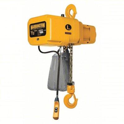 DESCRIPTION: (1) ELECTYRIC CHAIN HOIST BRAND/MODEL: HARRINGTON #ED3-977846 SIZE: 220 LB RETAIL$: 3570.78 EA QTY: 1