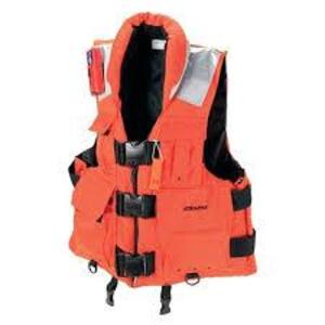 DESCRIPTION: (2) LIFE JACKET BRAND/MODEL: STEARNS INFORMATION: ADULT SIZE: 4XL-7XL RETAIL$: $105.00 EA QTY: 2