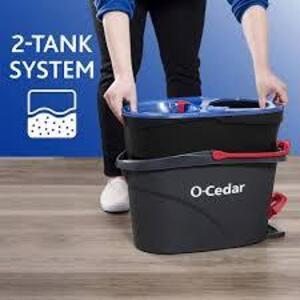 DESCRIPTION: (1) RINSE AND CLEAN SPIN MOP SYSTEM BRAND/MODEL: O-CEDAR RETAIL$: $34.97 EA QTY: 1