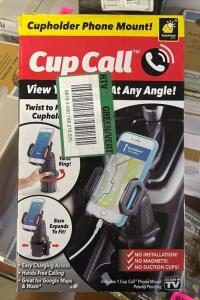 CUP CALL CUPHOLER PHONE HOLDER