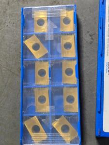 DESCRIPTION: (20) CARBIDE MILLING INSERTS BRAND/MODEL: STELLRAM APEX1604PDFR-701 RETAIL$: $217.51 QTY: 20