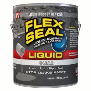 DESCRIPTION: (1) LIQUID RUBBER BRAND/MODEL: FLEX SEAL #61TJ29 SIZE: 1 GALLON RETAIL$: $171.70 EA QTY: 1