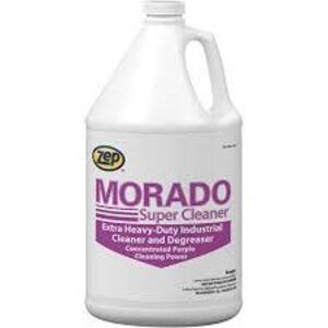 DESCRIPTION: (2) SUPER CLEAN EXTRA HEAVY DUTY INDUSTRIAL CLEANER AND DEGREASER BRAND/MODEL: ZEP MORADO #085624 SIZE: 1 GALLON RETAIL$: $20.00 EA QTY: