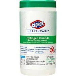 DESCRIPTION: (1) CASE OF (6) HYDROGEN PEROXIDE WIPES BRAND/MODEL: CLOROX #30824 SIZE: 95 WIPES PER CONTAINER RETAIL$: $9.9 9EA QTY: 1