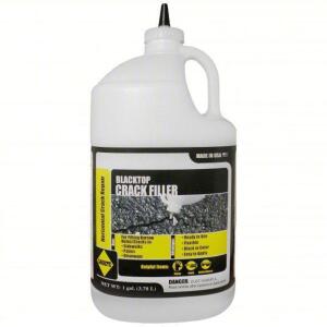 DESCRIPTION: (1) CRACK FILLER BRAND/MODEL: SAKRETE #21HC47 INFORMATION: BLACK SIZE: 128 OZ RETAIL$: $46.40 EA QTY: 1