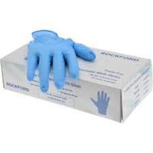 DESCRIPTION: (4) PACKS OF (100) POWDER FREE DISPOSABLE NITRILE GLOVES BRAND/MODEL: ROCKFORD #11426830 SIZE: SMALL RETAIL$: $15.00 EA QTY: 4