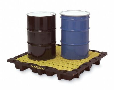 DESCRIPTION: (1) SPILL CONTAINMENT PALLET BRAND/MODEL: SEE INSPECTION INFORMATION: YELLOW AND BLACK, FOR 2 DRUMS, 3000 LB CAPACITY QTY: 1