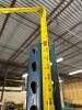 (4) - SECTIONS OF MULTI HEIGHT TEAR DROP PALLET RACKING WITH WIRE DECKING - 3