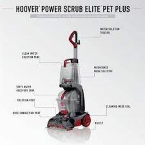 HOOVER Professional Series Power Scrub Elite Pet Carpet Cleaner Machine