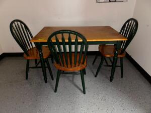 DINING TABLE AND CHAIRS