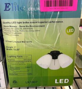 ELITE LIGHTING CEILING FAN LED LIGHT KIT