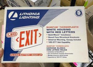 (4 PACK) LITHONIA LIGHTING EMERGENCY LED LIGHTS