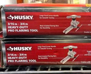 (2) HUSKY Heavy-Duty Pro for 3/16 in. - 3/4 in. Tubing Flaring Tool