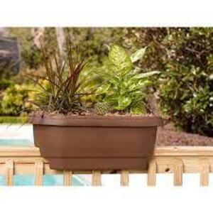 Bloem Grow Off The Ground Deck Rail Planter IN WHITE (SEE ALL PHOTOS)