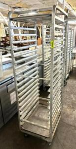 DESCRIPTION: FULL SIZE ALUMINUM PAN RACK QTY: 1