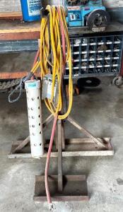 CORE DRILLING SUPPLIES W/ STEEL STAND