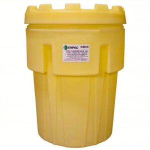 DESCRIPTION: (1) SALVAGE DRUM BRAND/MODEL: ENPAC #4TAJ2 INFORMATION: YELLOW, POLYETHYLENE, SCREW-ON LID, UNLINED/NO INTERIOR COATING, SALVAGE DRUM SIZ