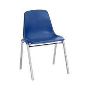 DESCRIPTION: (2) PLASTIC STACKING CHAIRS BRAND/MODEL: SCHOOL OUTFITTERS INFORMATION: BLUE RETAIL$: $52.99 EA QTY: 2