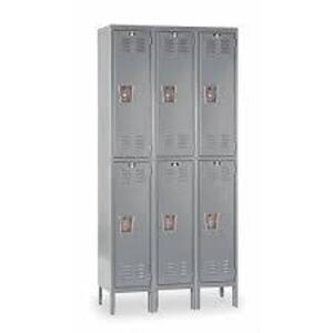 DESCRIPTION: (1) SET OF PREMIUM LOCKERS BRAND/MODEL: HALLOWELL INFORMATION: DARK GRAY SIZE: 3 WIDE, 2 TIER RETAIL$: $745.00 EA QTY: 1