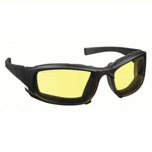 DESCRIPTION: (2) SAFETY GLASSES, UNCOATED BRAND/MODEL: KLEENGUARD #21A166 INFORMATION: BLACK WITH YELLOW RETAIL$: $19.48 EA QTY: 2