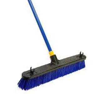 DESCRIPTION: (1) HEAVY DUTY STURDY BRISTLE BROOMBRAND/MODEL: QUICKIEINFORMATION: BLUESIZE: 24"RETAIL$: $27.64 EAQTY: 1