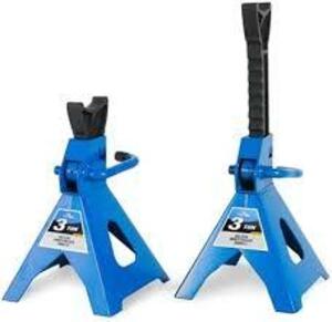 DESCRIPTION: (1) SET OF (2) JACK STANDS BRAND/MODEL: PRO-SOURCE #51374163 INFORMATION: BLUE, 6000 LB CAPACITY RETAIL$: $80.00 TOTAL QTY: 1