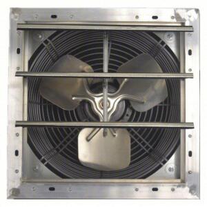 DESCRIPTION: (1) SHUTTER MOUNT EXHAUST FAN BRAND/MODEL: DAYTON #484X38 INFORMATION: TOTALLY ENCLOSED SIZE: 12 IN BLADE 2/3 HP RETAIL$: $155.20 EA QTY: