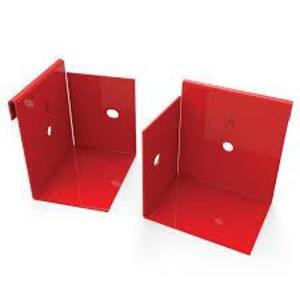 DESCRIPTION: (4) BAGS OF (8) FIRESTOP ANGLE CORNER CLIPS BRAND/MODEL: FYREFLANGE #FFC22 INFORMATION: RED RETAIL$: $49.67 EA QTY: 4