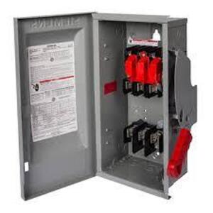 DESCRIPTION: (1) HEAVY DUTY SAFETY SWITCHBRAND/MODEL: SIEMENS #HF224NRINFORMATION: GRAY, STEEL, Fusible, 200 A, Single Phase, 240V ACRETAIL$: $710.99 EAQTY: 1